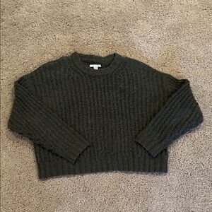 American Eagle Outfitters Olive Knit Sweater
